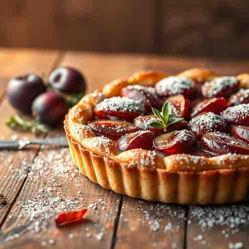 Delicious Plum Tart Recipe - Bake Perfect Quetschentaart